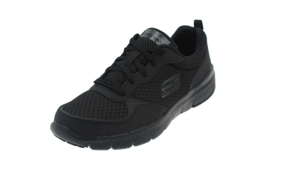 Zapatillas Caminar Skechers Flex Advantage 3.0 Hombre Negro