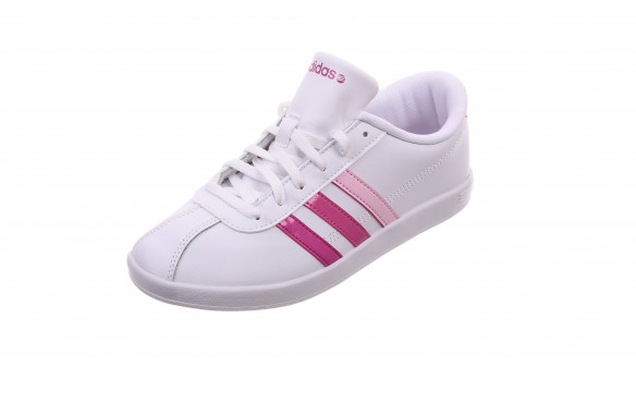 ADIDAS VLNEO COURT W LEATHER- SUEDE W-SHINY STR