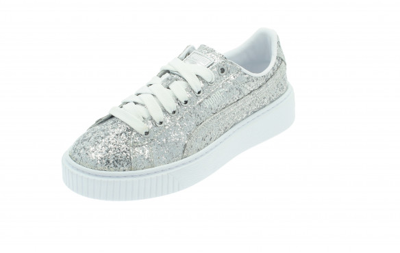 PUMA BASKET PLATFORM GLITTER MUJER