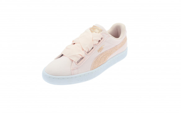 PUMA BASKET HEART CANVAS MUJER