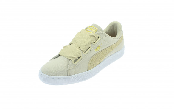 PUMA BASKET HEART CANVAS MUJER