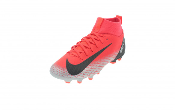 BOTAS DE FÚTBOL NIKE MERCURIALX SUPERFLY VI ACADEMY CR7 TURF NIÑO