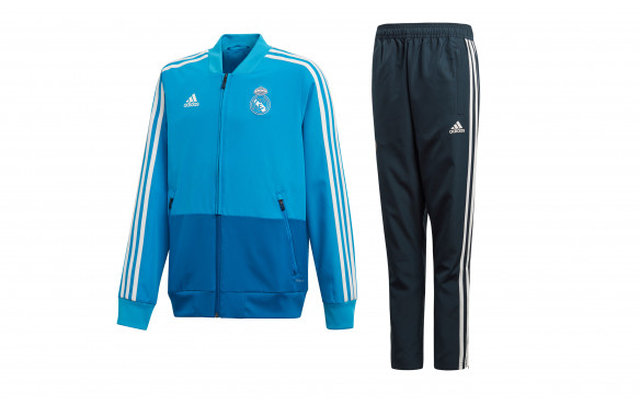 Reprimir Investigación Jadeo adidas CHÁNDAL PRESENTACIÓN REAL MADRID 18/19 INFANTIL - TodoZapatillas